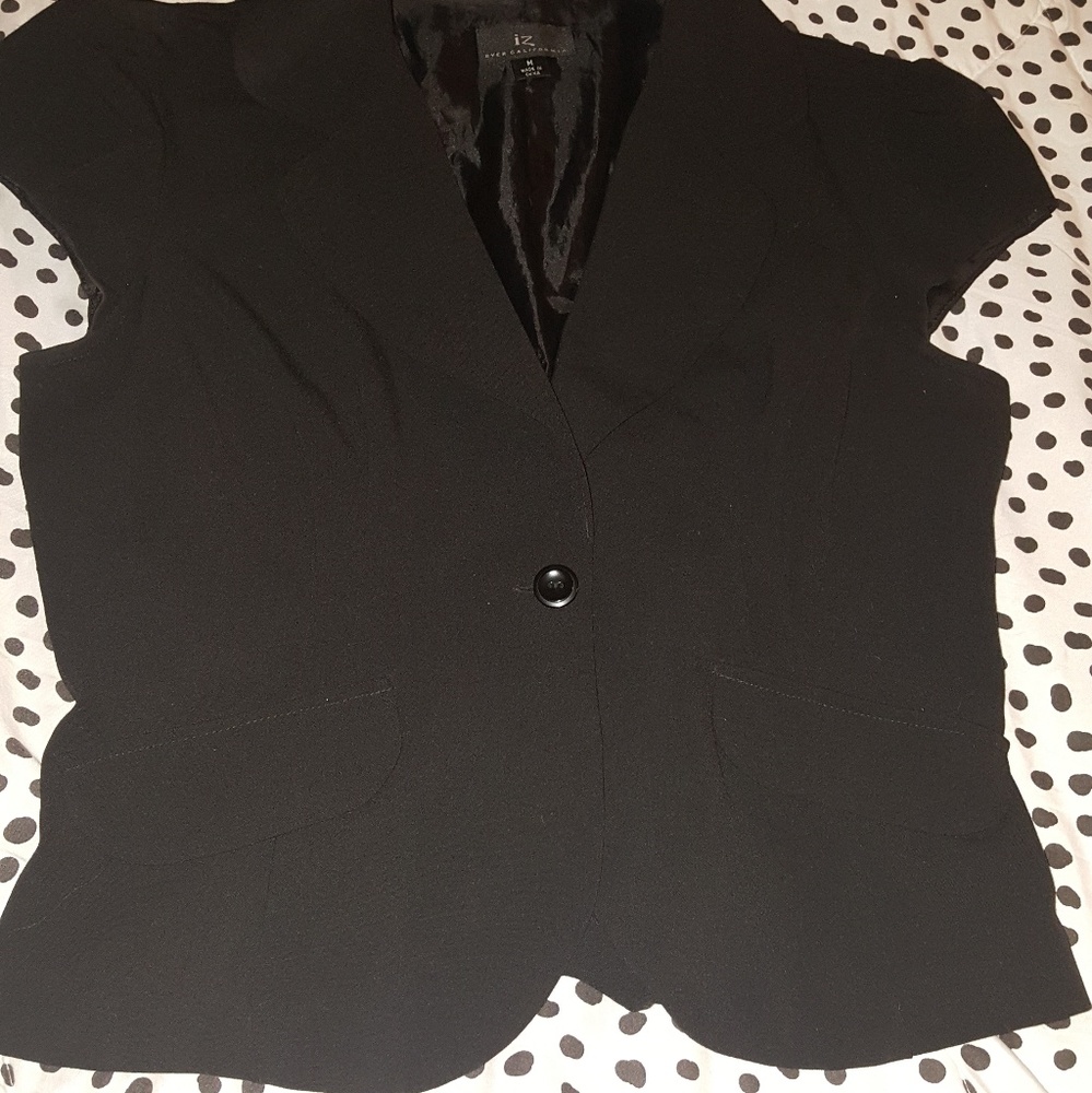 Short Sleeve Blazer Jacket
